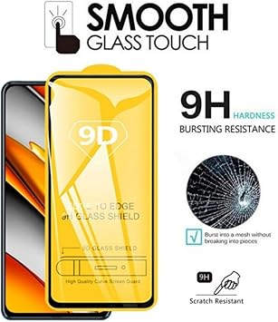 PSR Aksesuar Poco X7 Pro Uyumlu 9D Kırılmaz Cam Ekran Koruyucu – Ultra Darbe Emici, Tam Kaplama (Poco X7 Pro)