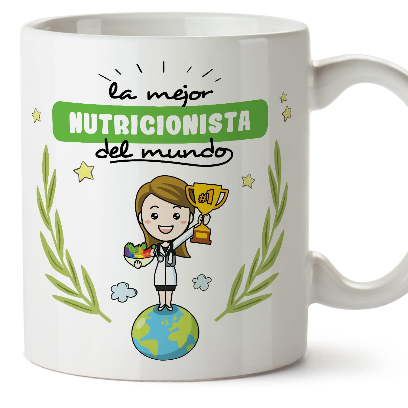 MUGFFINS Taza Fisioterapeuta Hombre (Mejor del Mundo) - Regalos Originales y Divertidos de Fisioterapia — view 143