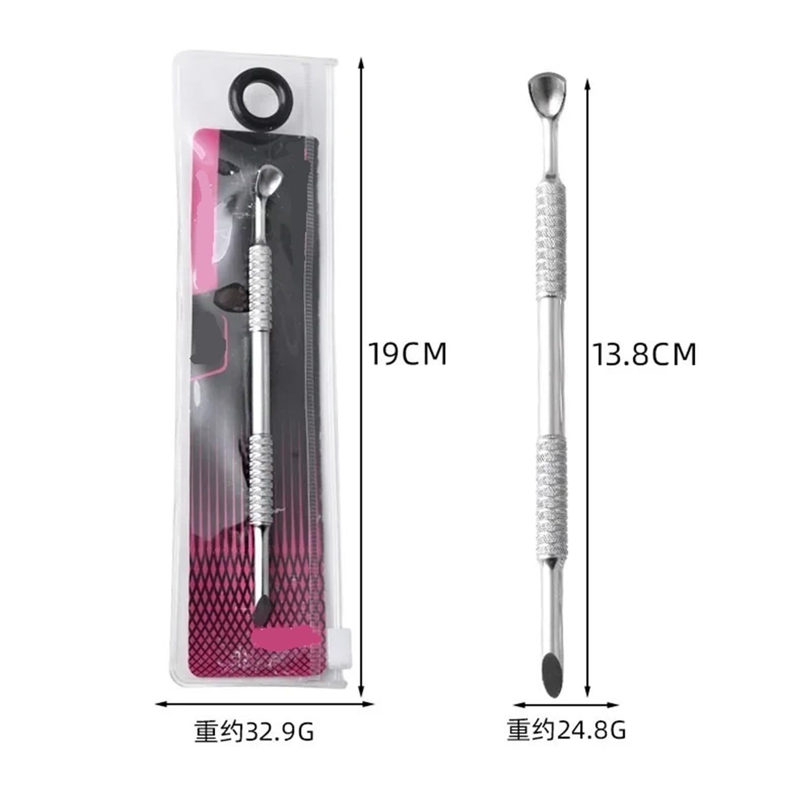 Spingi Cuticole Solvente for smalto for unghie spingi cuticole Per Pelle Morta | Strumento for manicure pulito in acciaio inossidabile for art