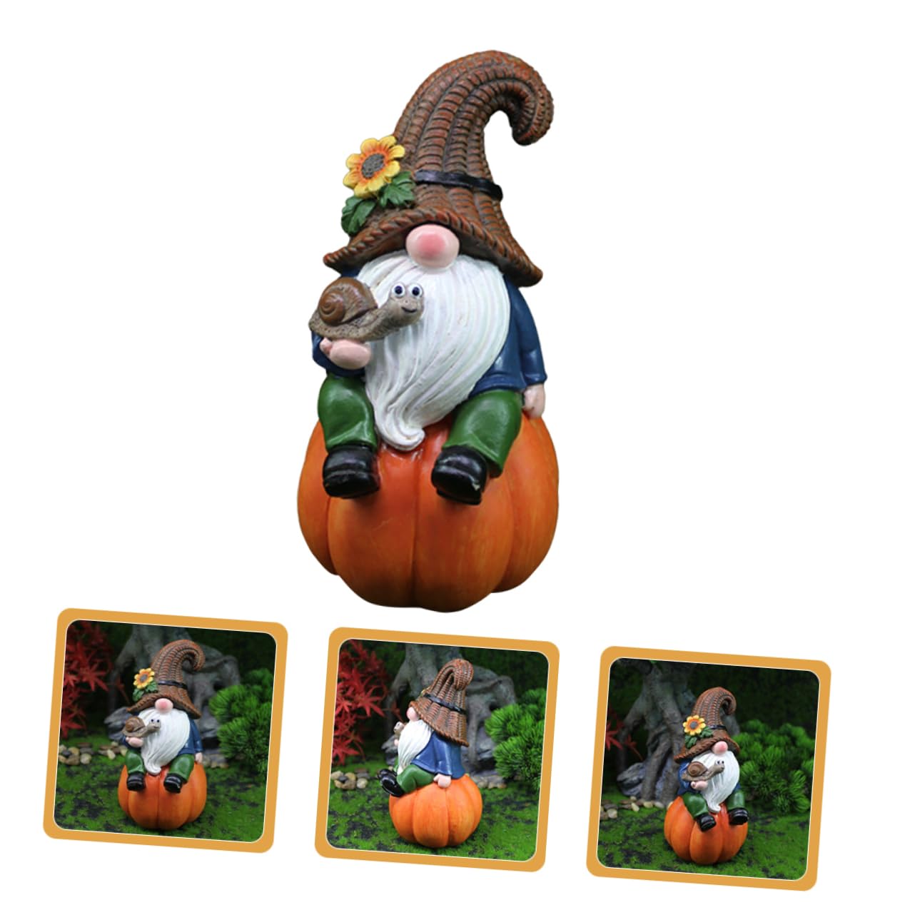 Toddmomy 2pièces GNOME De Jardin Résine Sculpture Décorative De Nain Ornement Humoristique pour Extérieur Et Intérieur pour Noël Et Autres Occasions Festives
