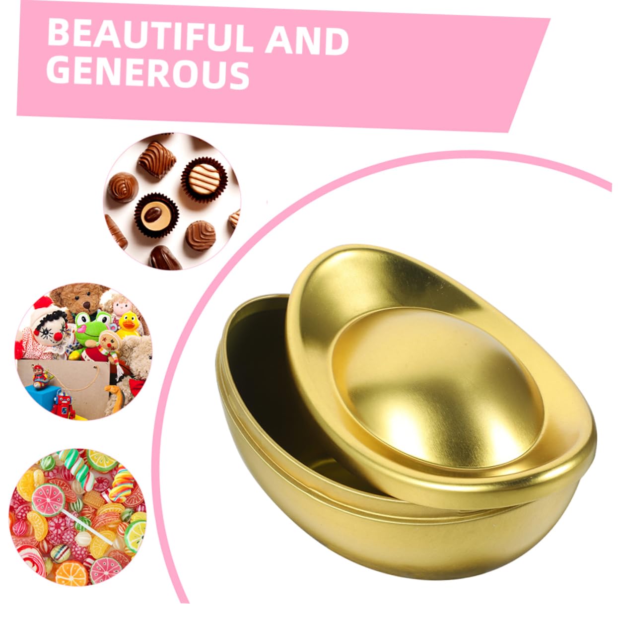 IMIKEYA 20 Stück Pralinen Metalldosenbehälter Organizer Keksdosen Mit Deckel Keksbehälter Dekorative Aufbewahrungsboxen Metalldose Mit Deckel Metall Aufbewahrungsbehälter