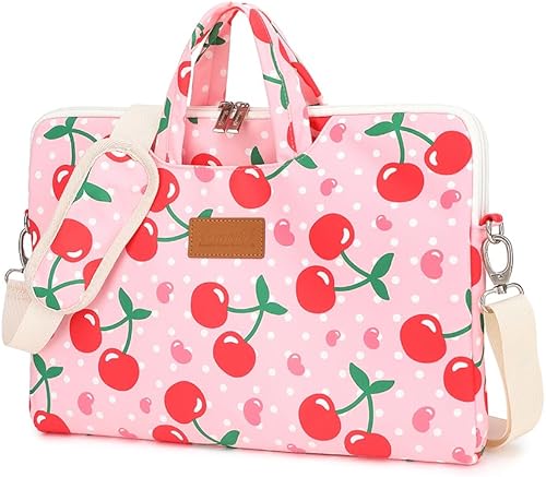 Miniatura 26 de Bolsa de hombro para laptop de 15-15.6 pulgadas, para MacBook Pro 16, HP Lenovo Dell 14 pulgadas impermeable bolsa de mensajero funda (verde