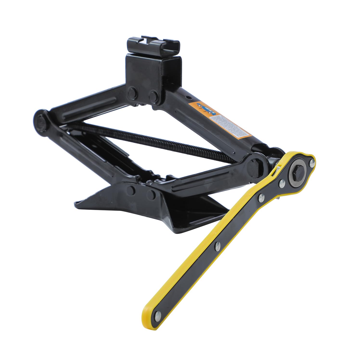 KATSU Tools Kit cric a forbice per auto, 2 tonnellate, per risparmiare manodopera con chiavi a capocorda, kit portatile per cambio pneumatici in custodia, ideale per riparazioni auto SUV