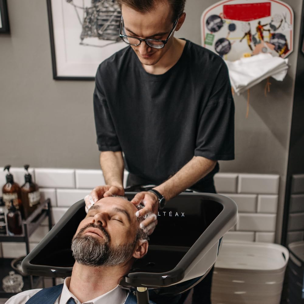 Altéax Lavatesta Portatile Per Parrucchieri, Regolabile in Altezza e Inclinazione – Dal Design Ergonomico può Essere Utilizzato Come Lavatesta per Disabili - Lavatesta Parrucchiera Professionali - 2