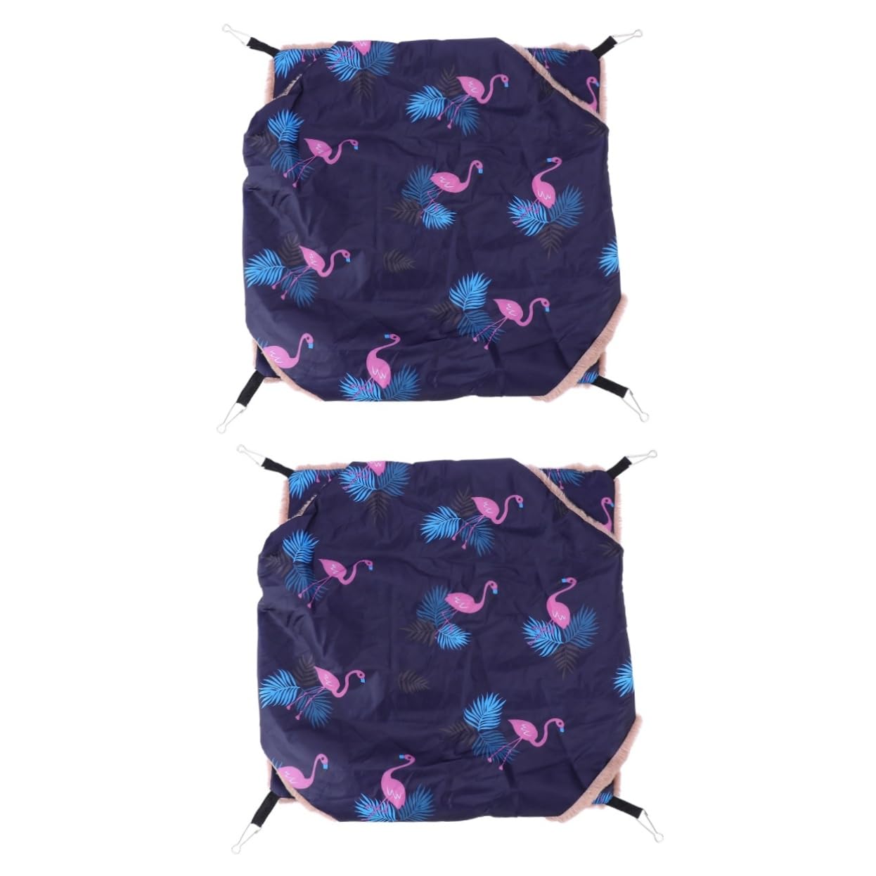 POPETPOP 2stücke Indoor Hammock Für Kleintiere Doppellagige Hängematte Weichem Fleece Warmes Schlafbett Für Hamster Frettchen Und Chinchillas Platzsparend Und Tragkraft