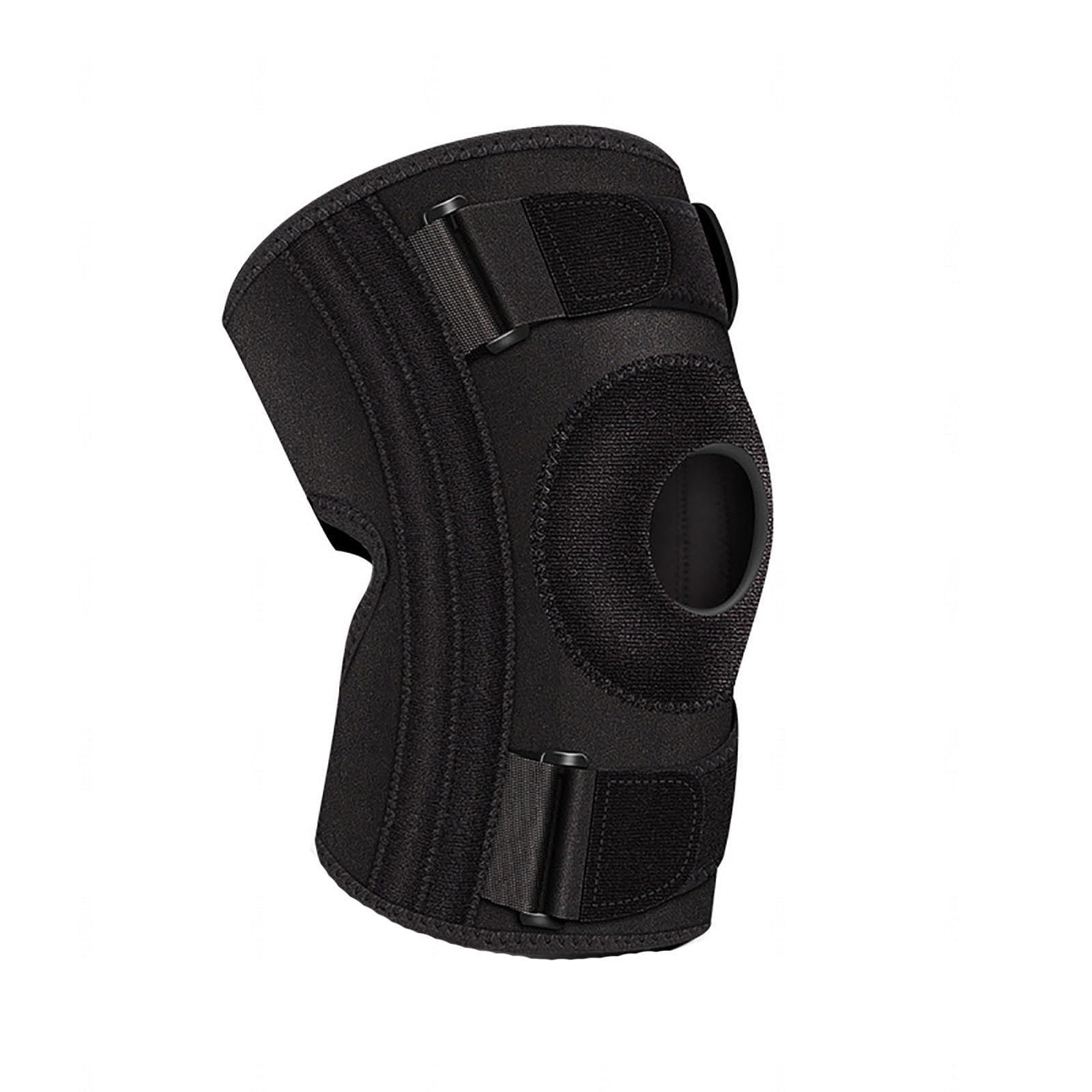 Ginocchiera Professionale per Dolore al Ginocchio, Stabilizzatore a Rotula Aperta per Donne e Uomini, Ginocchiera a Compressione Regolabile con Cuscinetti in Gel per Rotula
