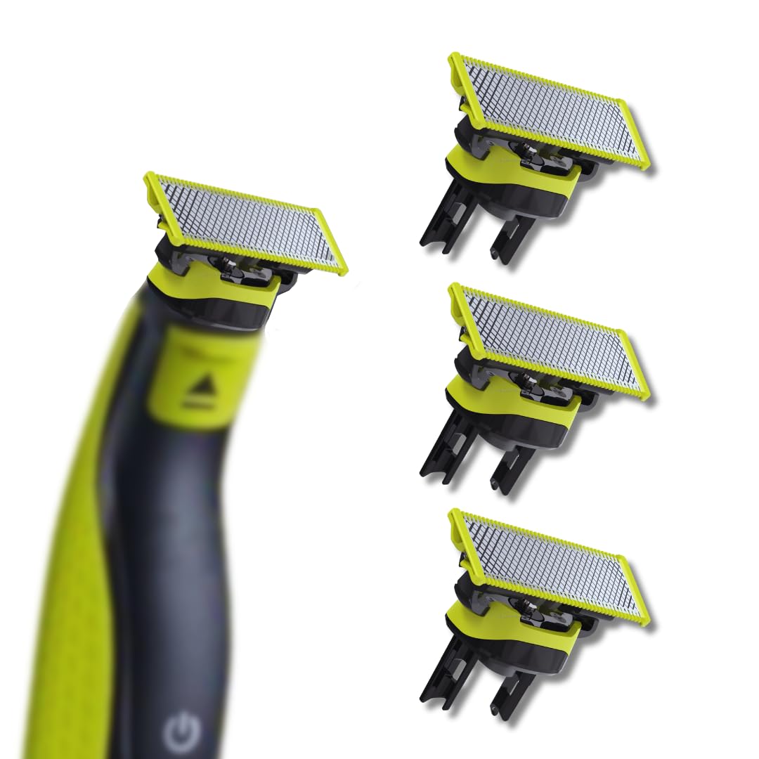 Pack 3 Lames T-Blade de Rechange Compatibles pour tous les rasoirs OneBlade