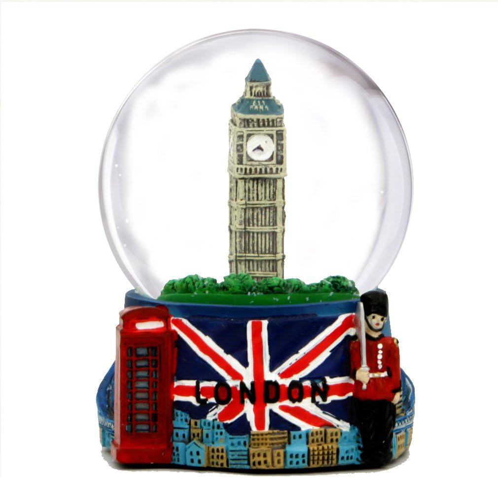 Mini London Snow Globe Landmarks and Icons (2.5 inches)