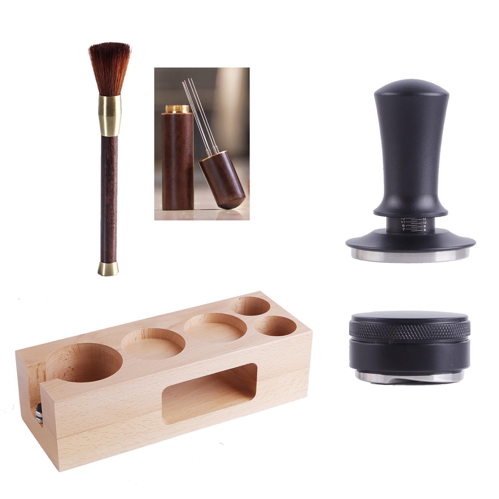 Herramienta Tamper de Café Herramienta Universal Ergonómica Antideslizante | Kit De Accesorios Para El Distribuidor De Café para hogar estudio barra mostrador tienda oficina y cafeterí