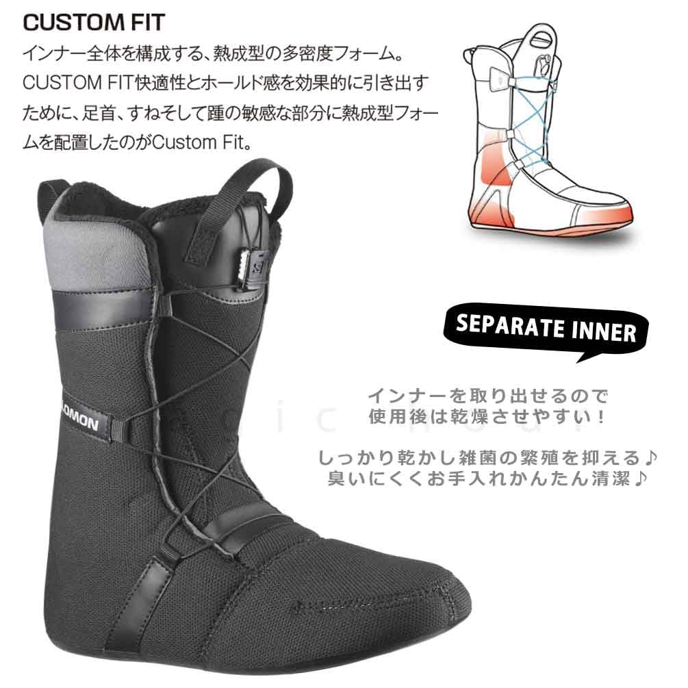 Amazon.co.jp: Snowboard Boots Women's Salomon SALOMON IVY BOA SJ