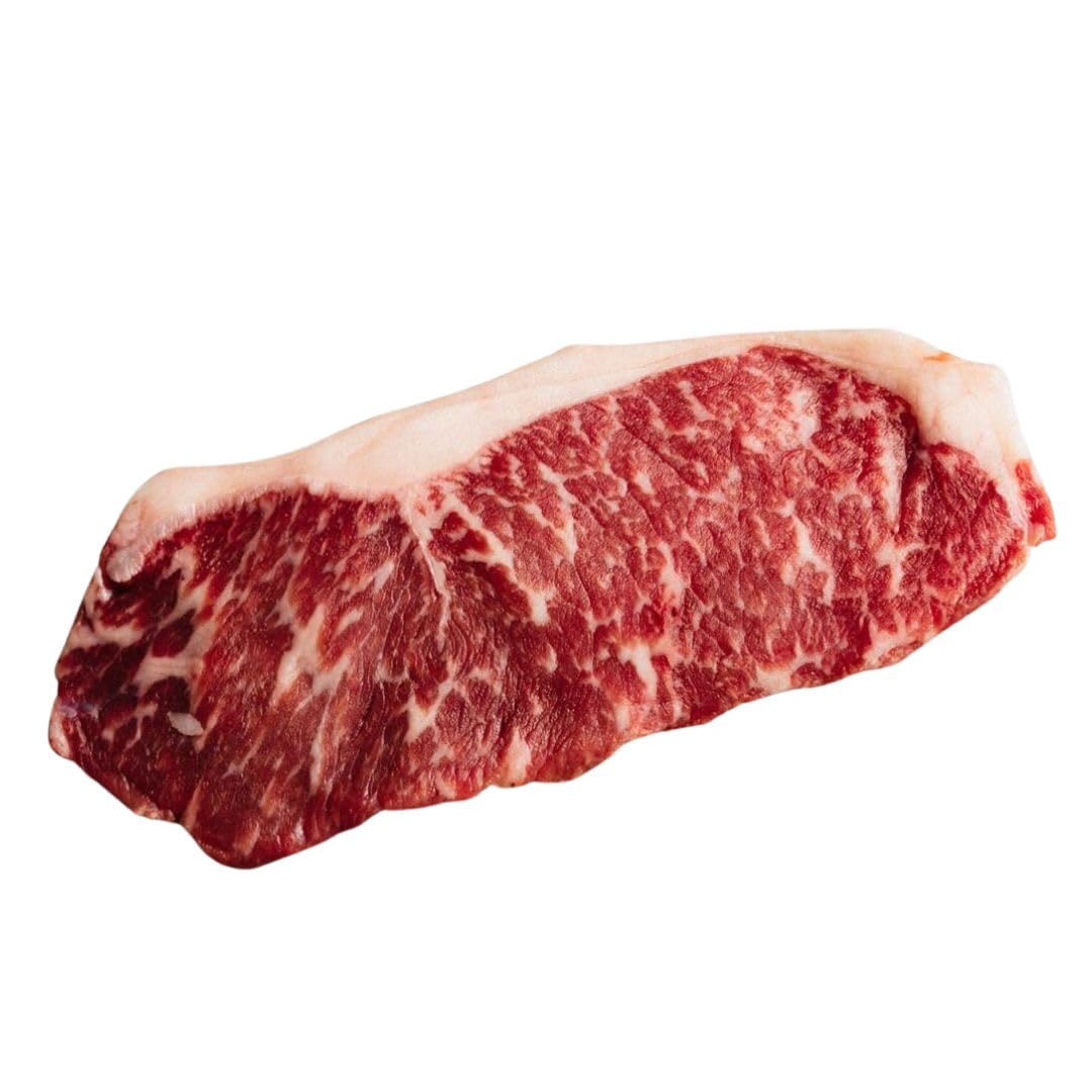 R-C Ranch - Wagyu Beef New York Strip Steak - Pack of 2 (12-14oz each) - 100% Wagyu Beef All Natural, No Hormones