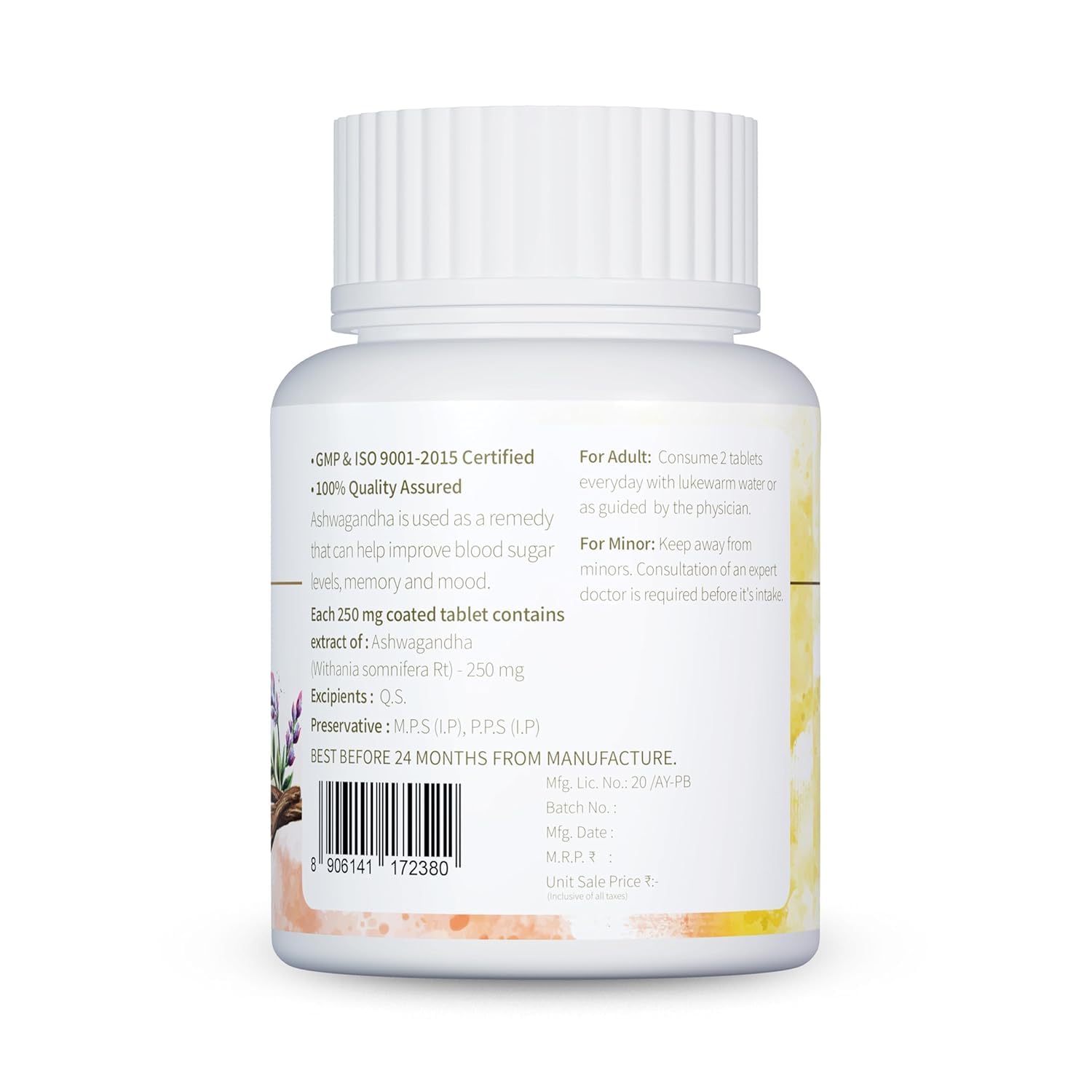 Jeena Sikho Ashwagandha Tablets | Naturally Helps In Stress Management | Boosts Strength & Energy Of The Body, 60 Tablets, Pack of 3 — Amazon image 3