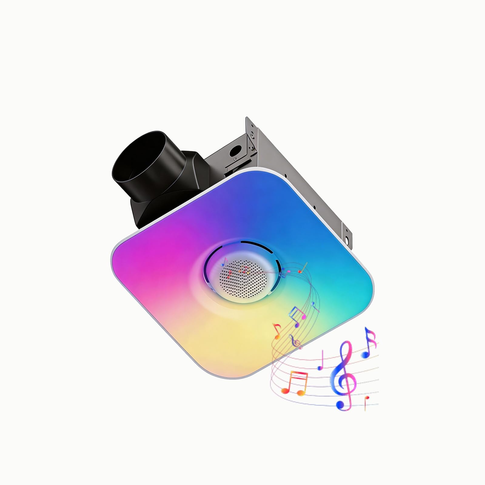 Photo 1 of Bathroom Exhaust Fan with Bluetooth Speaker & RGB Light, 110 CFM 1.5 Sones Ultra Quiet, 5CCT Tunable LED, 95 RGB Rhythm Modes, App & Remote Control, Ceiling Ventilation Fan for Shower/Attic/Bedroom