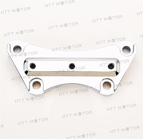 Miniatura 1 de HTTMT H2314-1.25- Manillar antideslizante 1PC 1.25" abrazadera superior compatible con 2015 y más H-D Touring Cromo