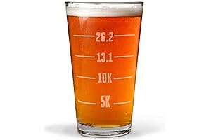 Gone For A Run: Personalized Beer Run Pint Glass