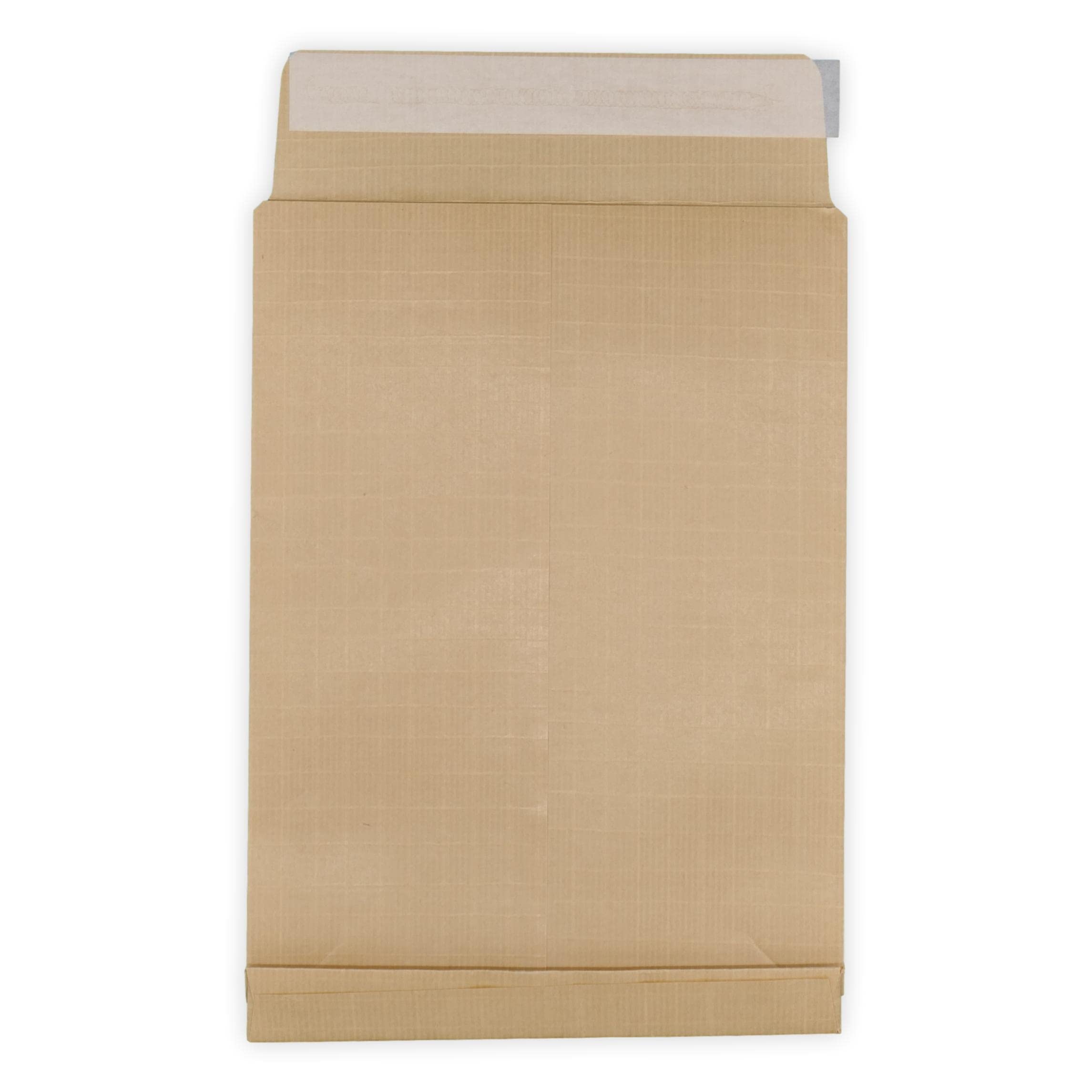 Lot 10 Enveloppes à Soufflet C4 Autocollantes Bong - Papier Kraft Marron 324x229x40mm 130g/m²