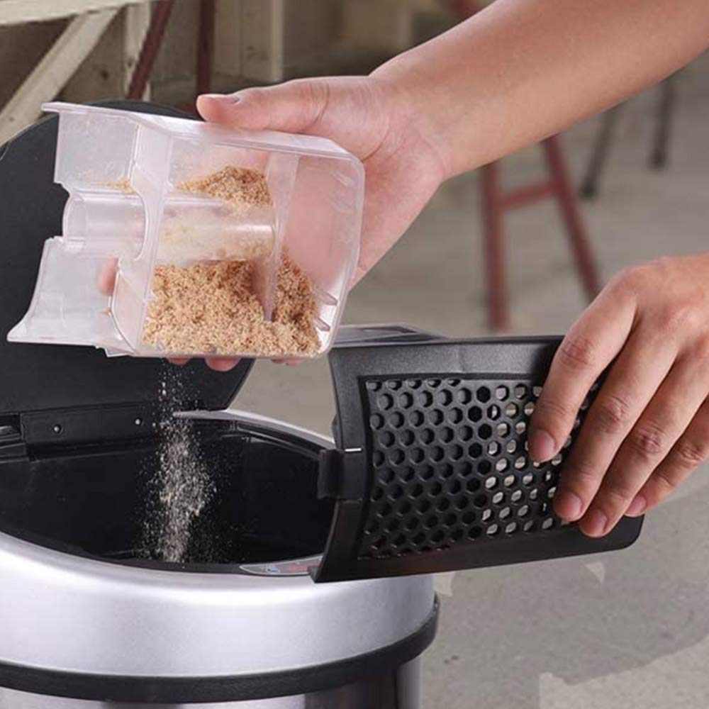 Bakaji Levigatrice Mouse Orbitale Potenza 300W Velocità Regolabile 6000-12000 rpm Aspiratore Integrato e Vaschetta di Raccolta Polvere Base Nastro 23 x 11 cm con 10 Fogli Abrasivi Inclusi