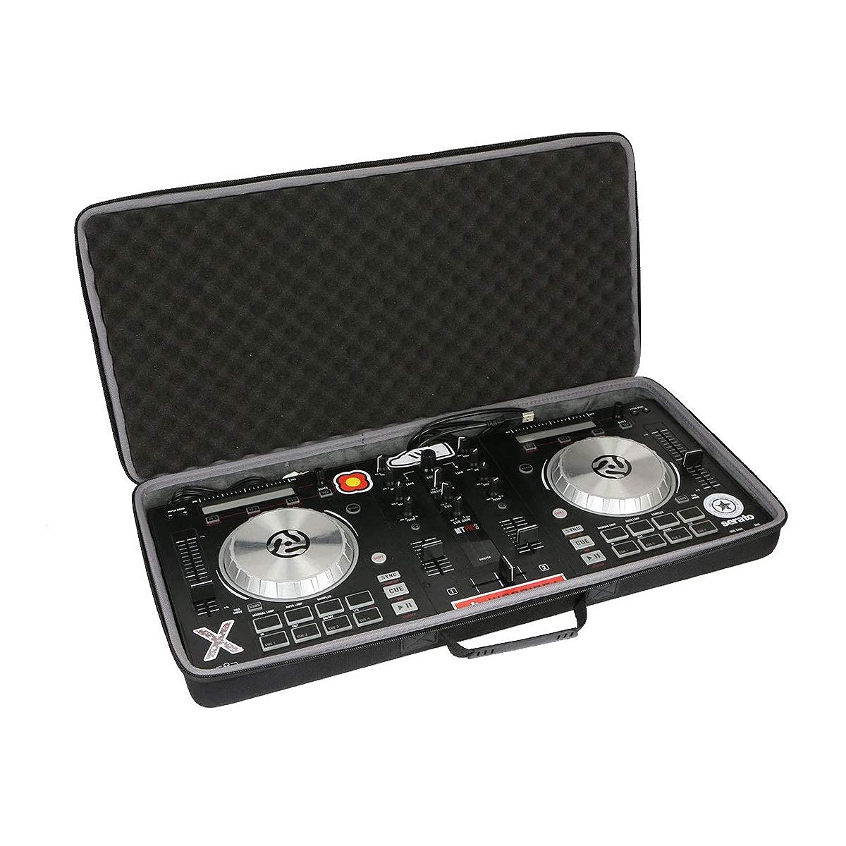 co2CREA Dur Étui de Voyage Rigide Housse Cas pour Numark Mixtrack Pro 3 / Numark Mixtrack Platinum FX/Numark Mixtrack Pro FX Contrôleur（boîte Seule）