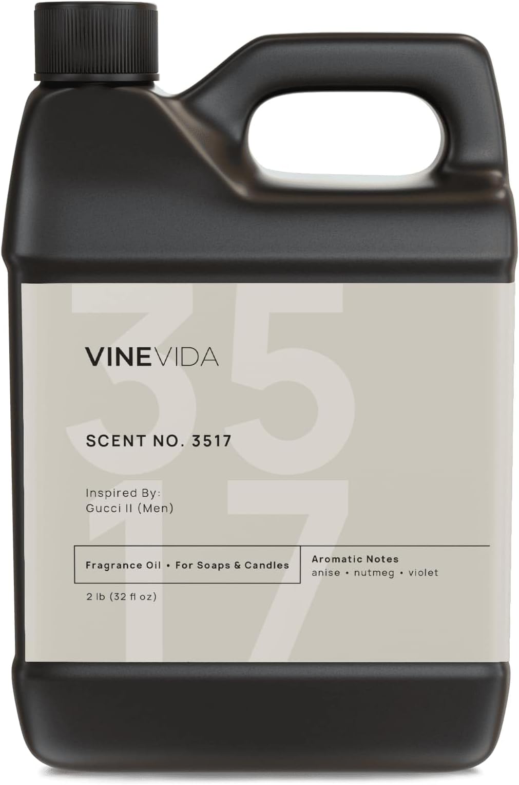 VINEVIDA Scent NO. 3517 Fragrance Oil - 32oz (2lbs) - Fragrance Oil for Candle Making - Made in USA Candle Scents Scents for Soap Making