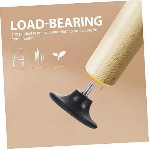 Miniatura 8 de Patas ajustables para gabinetes 1.772 in pies de nivelación extensibles de muebles 0.236 * 0.984 in Pp hierro