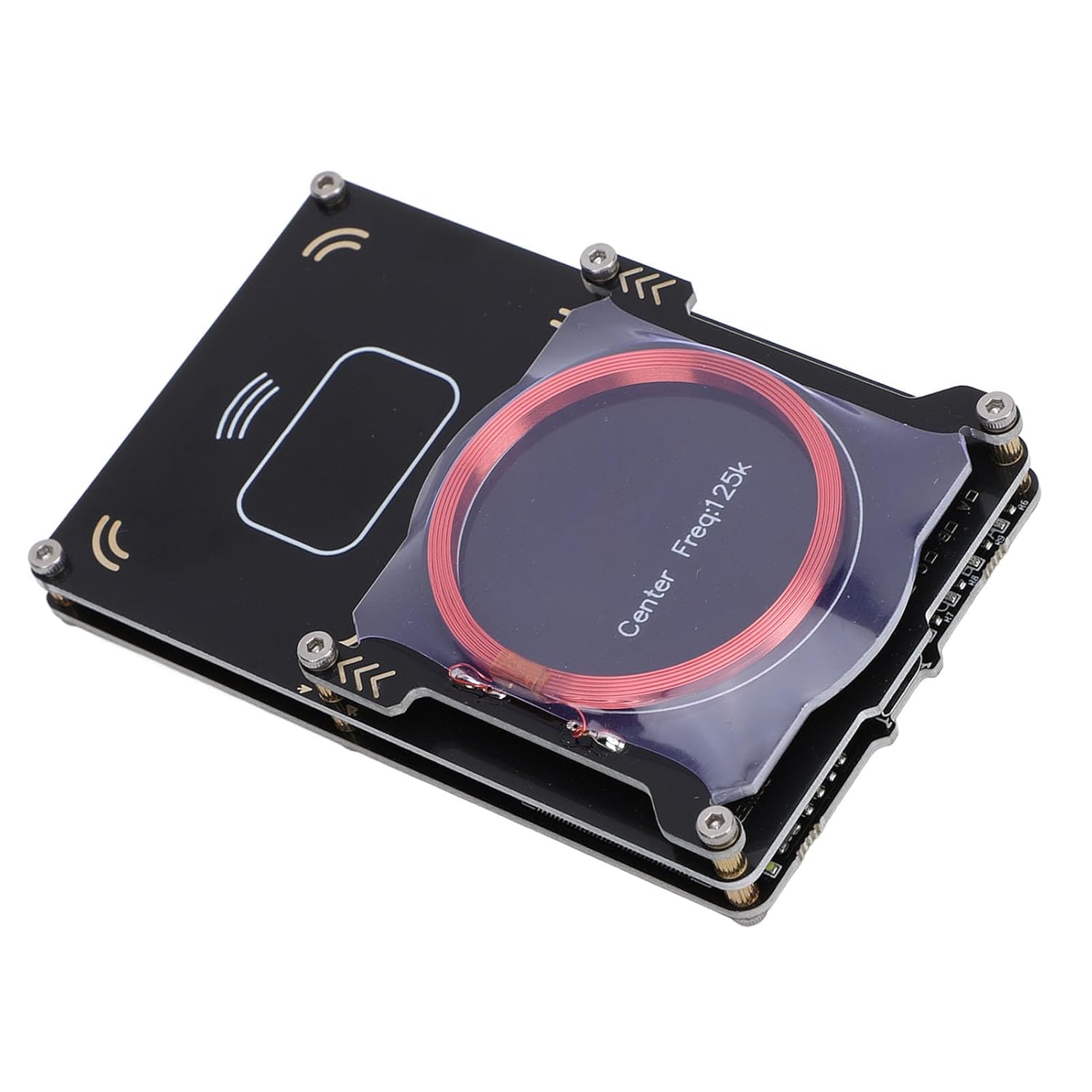 NFC Card Reader Writer Copier Duplicator for RFID, Full Band ID IC Card Decryptor Decoder with USB Type C Interface, Supports 13.56MHz 125KHz NFC Simulation for Access Control Syst (5Pcs T5577 Cards,