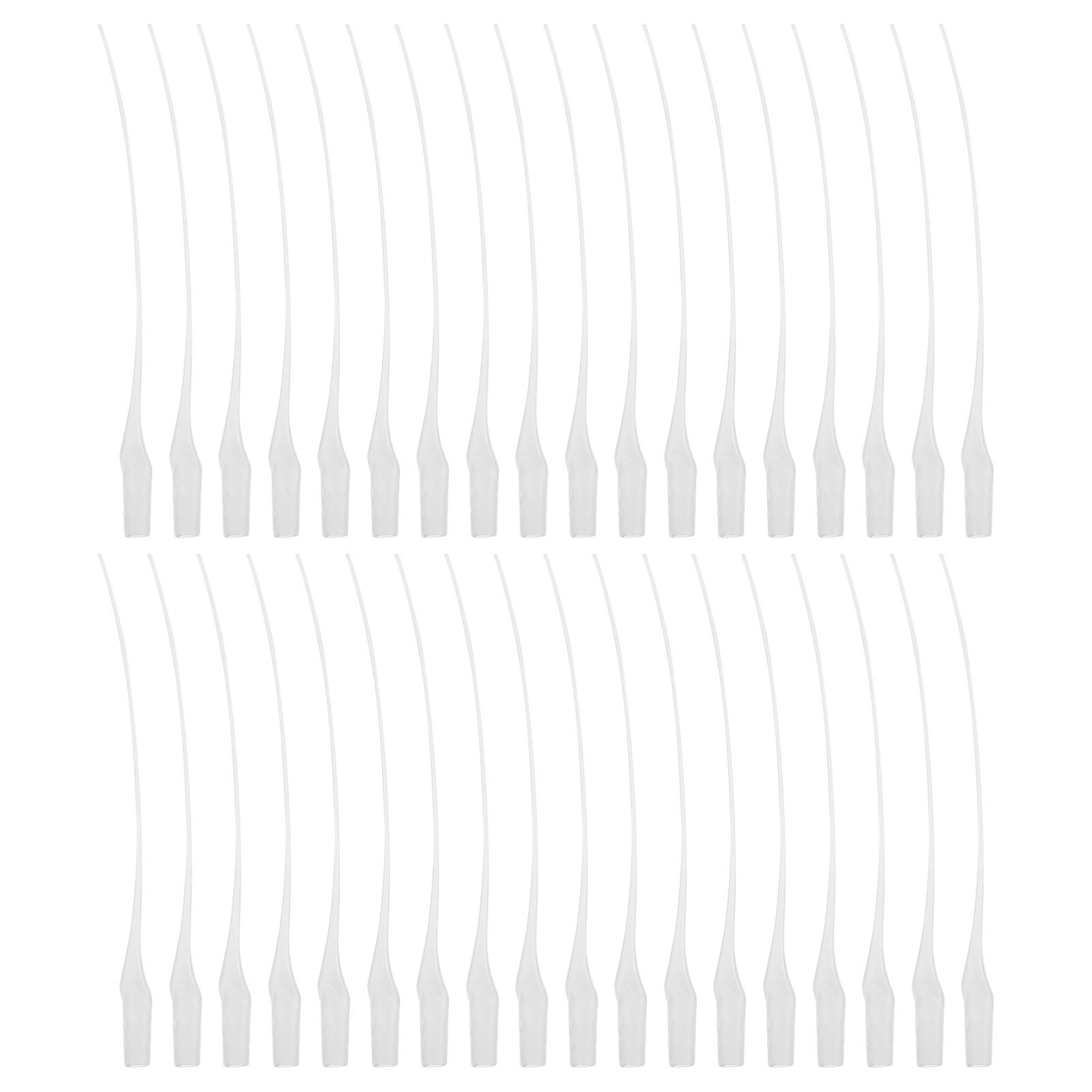 KICHOUSE 500Pcs Precision Applicator Tips for Glue Extender Glue Dispensing Tubes for Craft Supplies for Handicrafts and Model Lovers Single Use High Precision