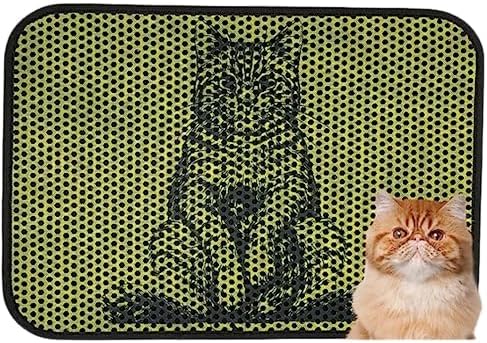 MotiveTech Katzenstreuunterlage - Wasserdichte Auslaufschutzmatte Für Katzenklo