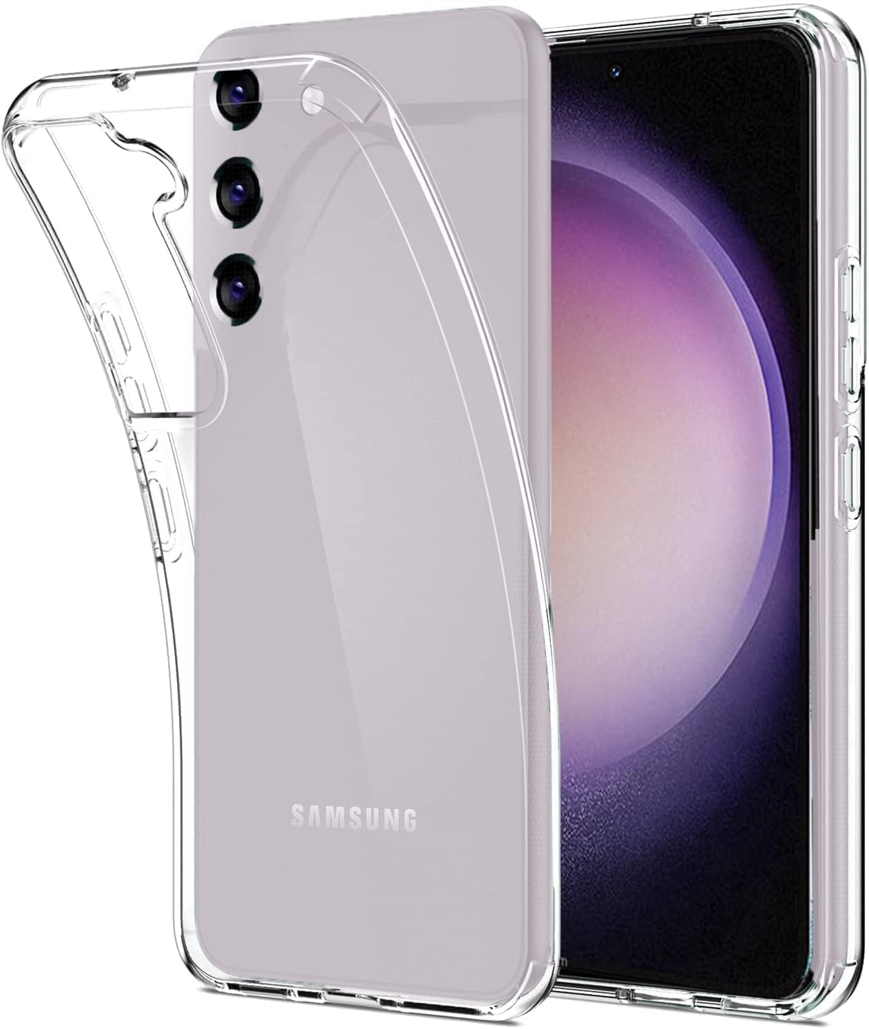 KP TECHNOLOGY Galaxy S23 Case - Thin Soft Silicone Gel Case Cover for Samsung Galaxy S23 (CLEAR)