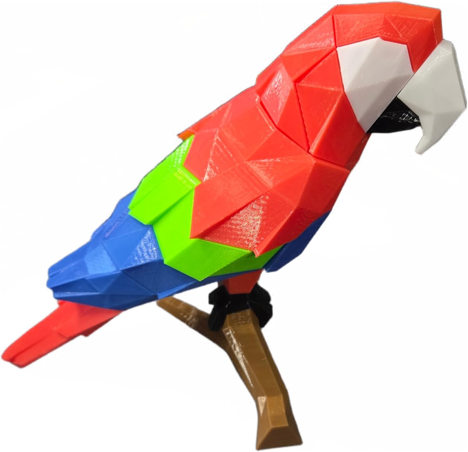 Zax Dezignz 3D Printed Magnetic XL Parrot Brain Teaser Puzzle, 22 Pieces, Hard Skill Level, Geometric Art Decor, Modern Style, No Instructions, Ages 16+