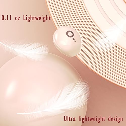 Miniatura 4 de Xmenha Auriculares ocultos invisibles color beige, pequeños para el trabajo, inalámbricos, Bluetooth, micro pequeños, para orejas pequeñas,