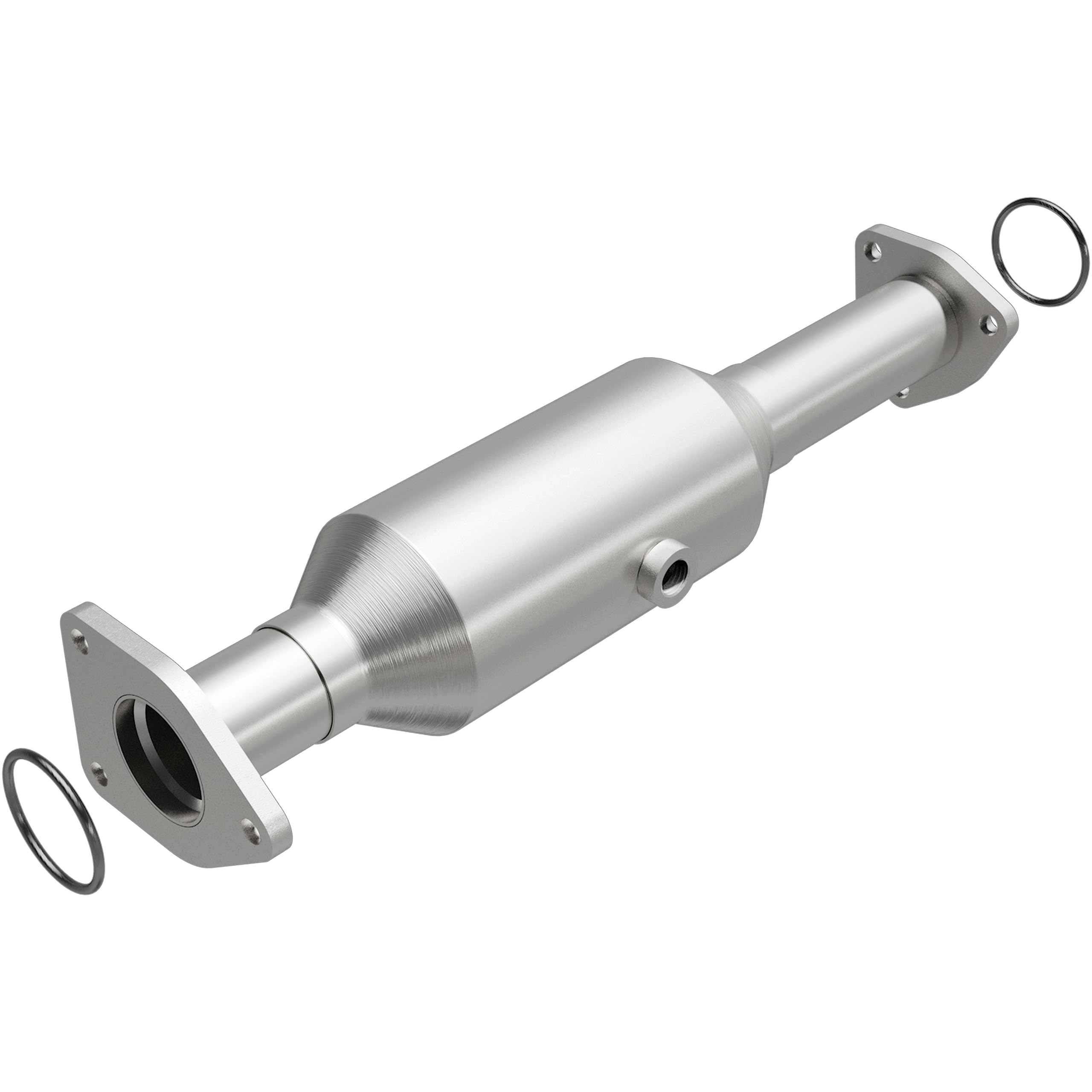 Convertisseur catalytique Magnaflow rond universel à haut débit de 2,5 pouces 3