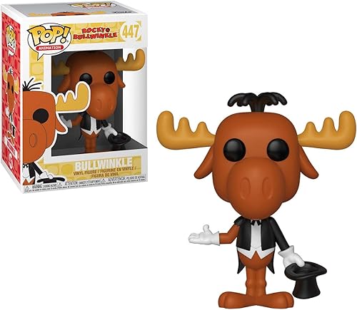 Funko Pop Animation Rocky & Bullwinkle - Figura coleccionable de Magician Bullwinkle, multicolor