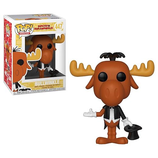 En Oferta Funko Pop Animation: Rocky &Amp; Bullwinkle - Magician Bullwinkle Collectible Figure, Multicolor