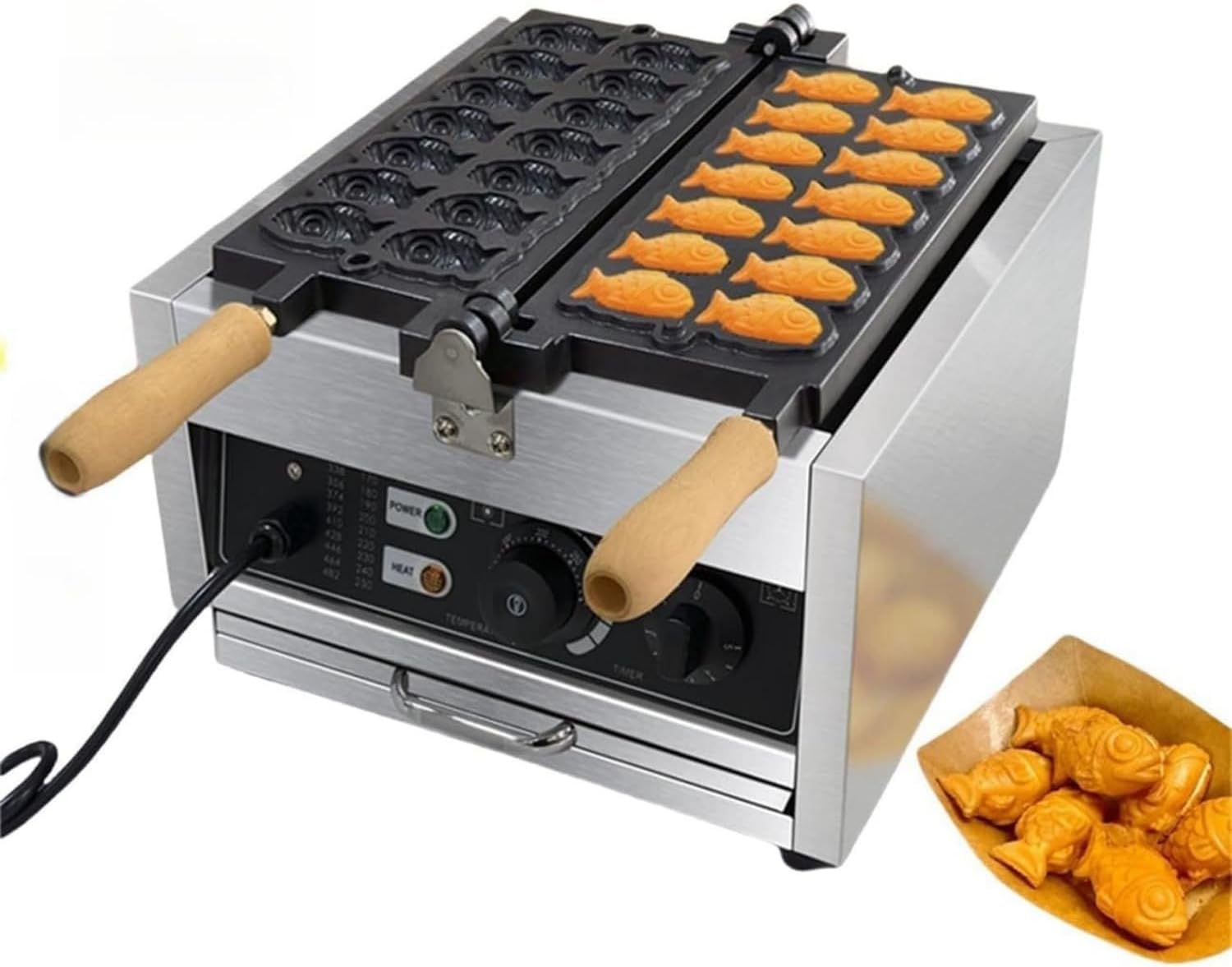 たい焼き プロフ通りお取り引き専用の商品 Amazon | 家庭用 鯛焼きメーカー こびりつかない ブラック 軽量