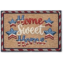 250 Years Home - Happy 250th Birthday USA Doormat with Family Name Housewarming Gifts for Men Women on 4th of July Veterans Day Fathers Mothers Day 1776-2026