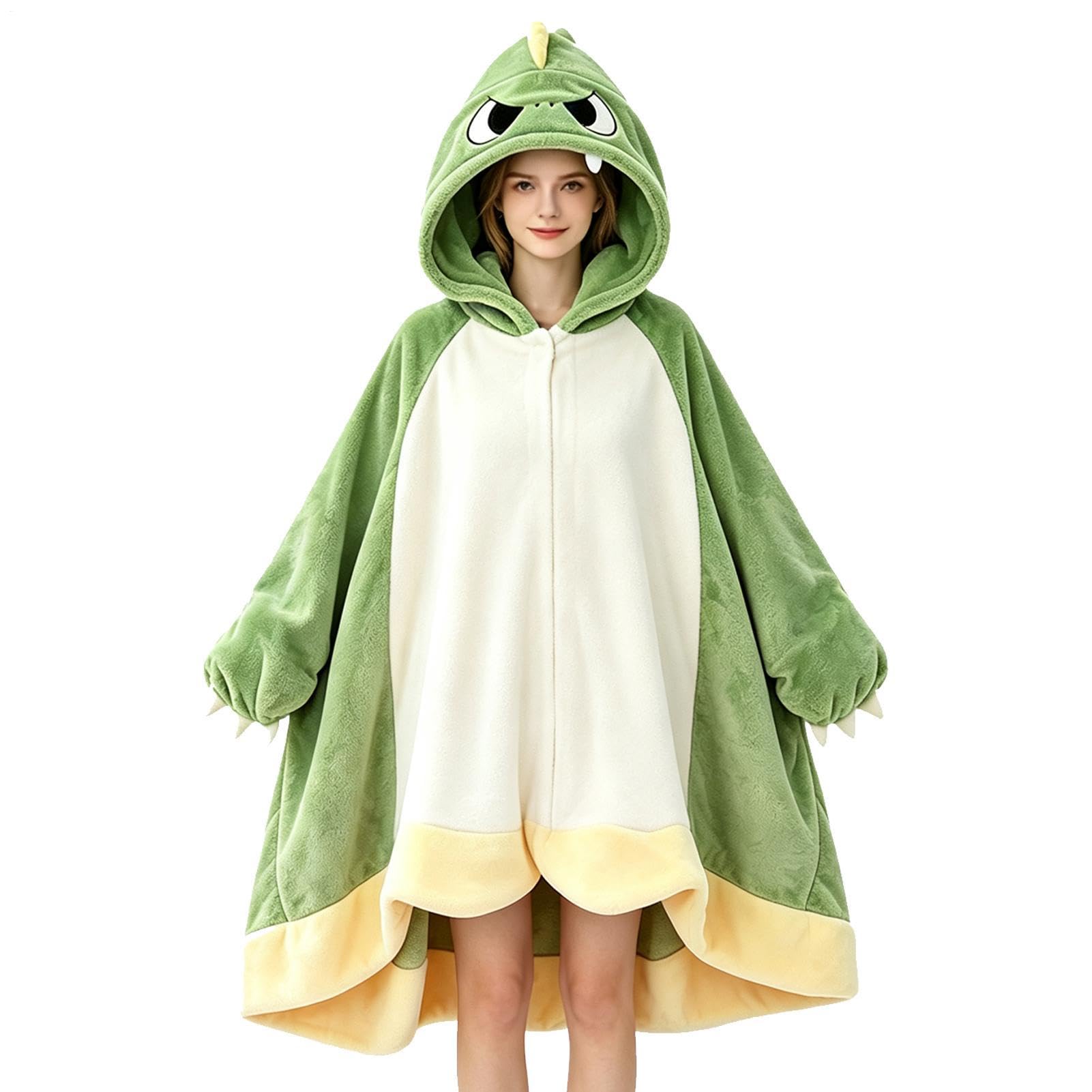 Manta Con Capucha Animal Para Adultos Halloween Chal Con Capucha