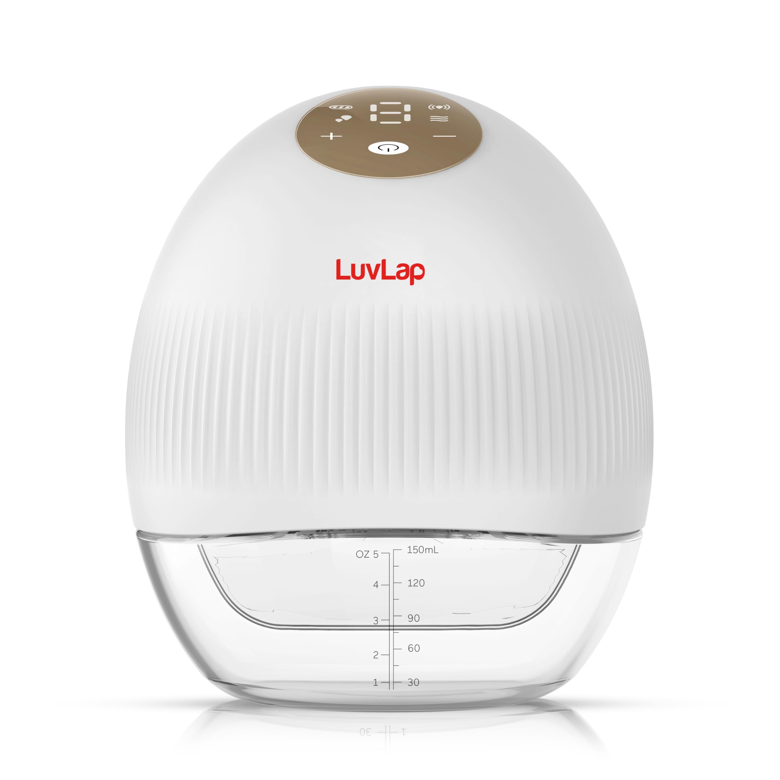 LuvLap Glory Hands-Free Electric Breast Pump for Breastfeeding, Wearable, Portable, 4 Modes & 9 Suction Levels, Type-C Fast Charging, 24mm Breast Shield, Includes 19/21/27mm Soft Flange Inserts, White-image-13