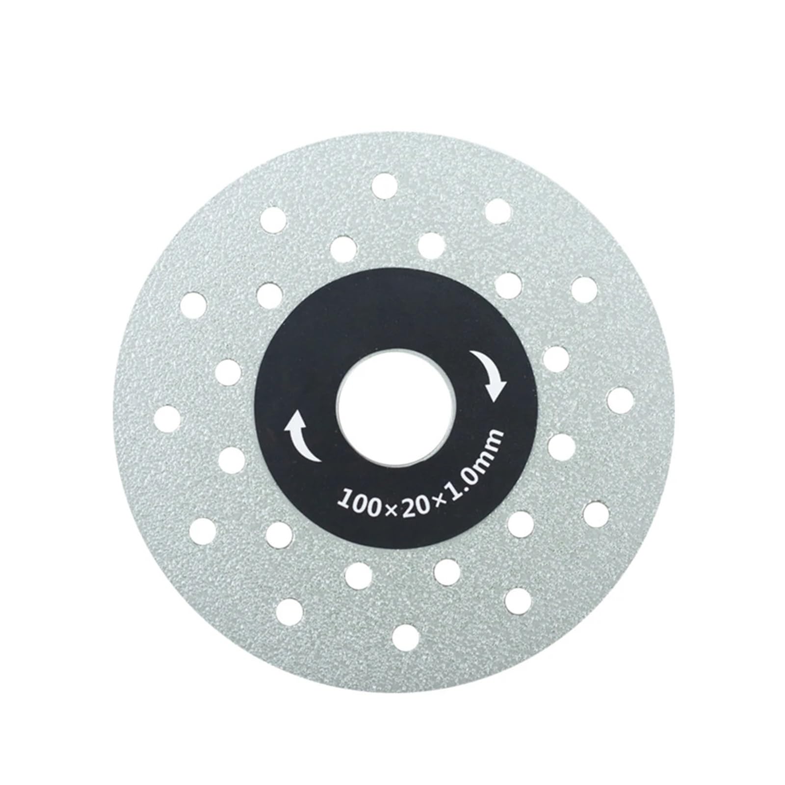 Disco de amolado para losas de roca Discos de corte diamante con múltiples orificios 100x25 mm 4 piezas for piedra porcelana cerámica
