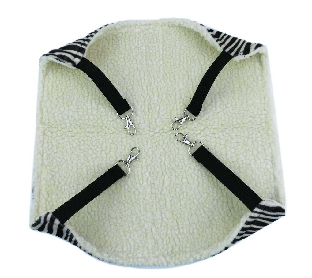 Amaca Sospesa Per Gatti E Piccoli Animali - Peluche Morbido, Ganci Per Gabbia - Foto 4