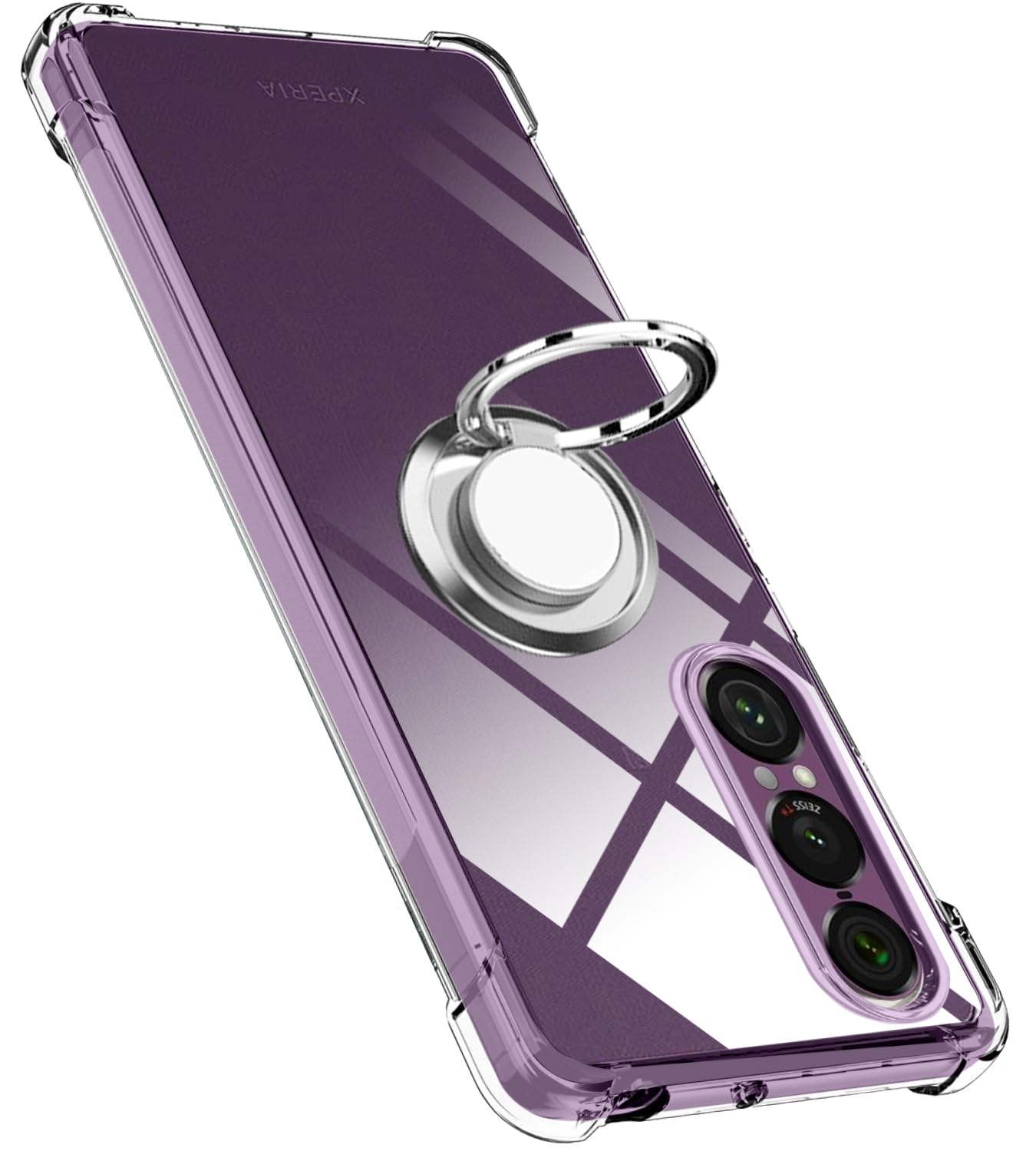 Xperia 1 ケースリング 耐衝撃 シリコン SOV41 カバー : Xperia 5 対応 ケース リング 耐衝撃 シリコン SO-01M