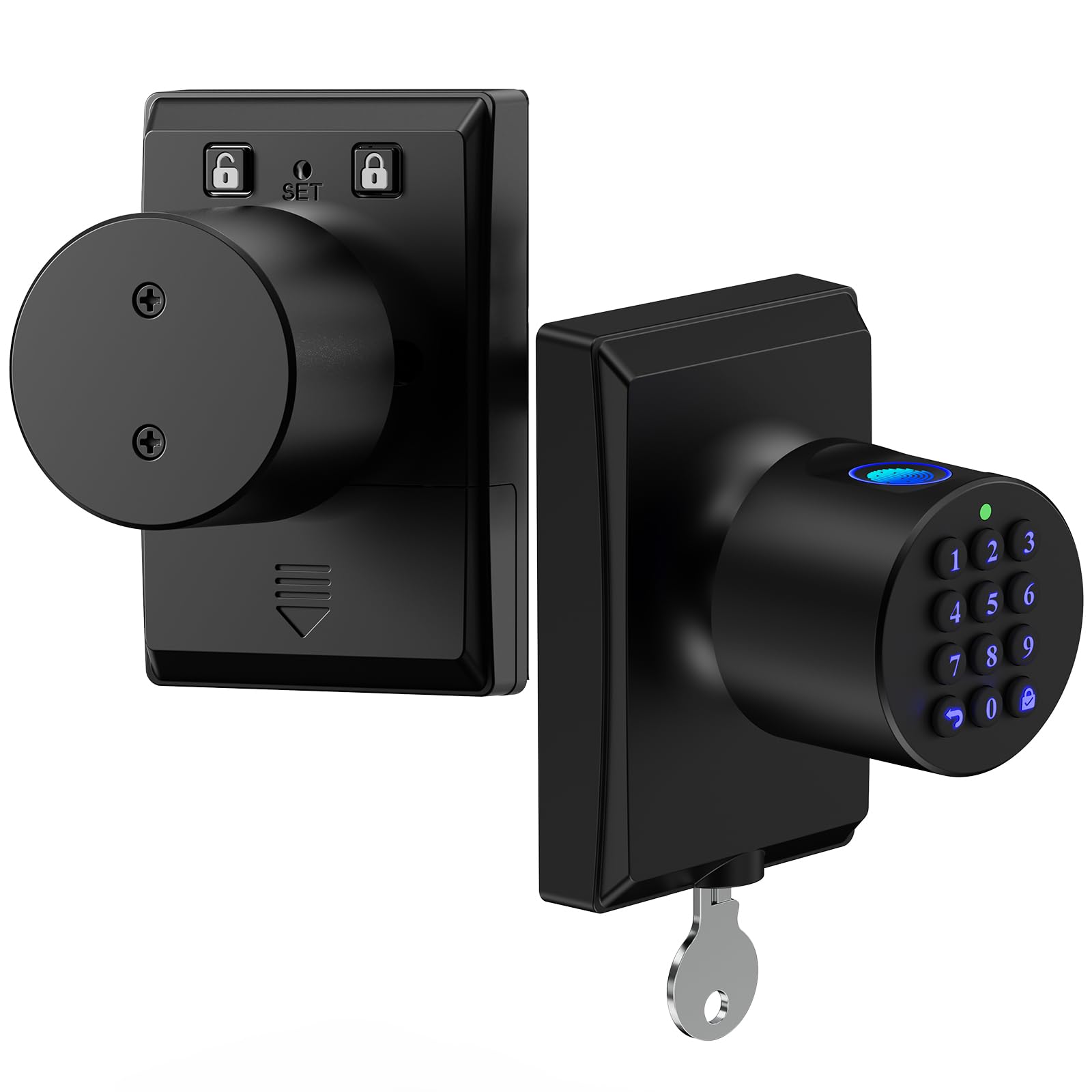 Keyless Entry Door Lock - Satin Nickel -9