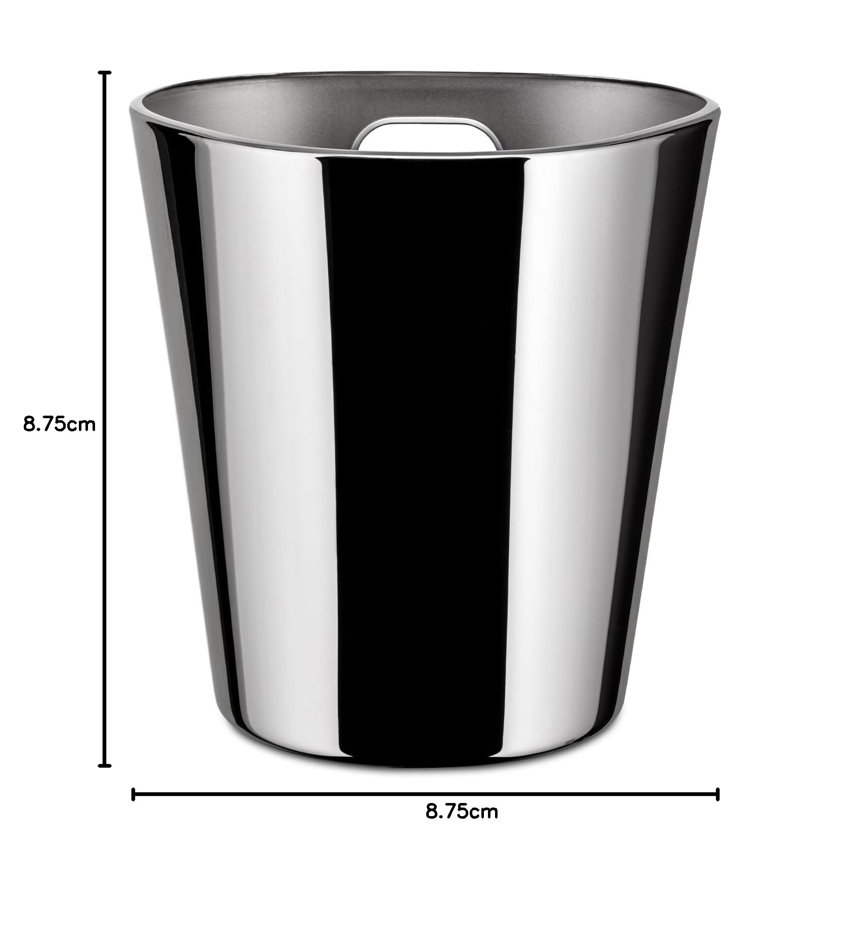 Alessi Bolly JM21 - Secchio Rinfrescatore per Bottiglie in Acciaio Inossidabile, Lucido