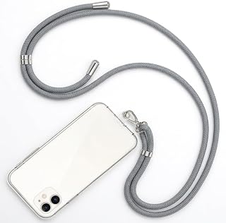 Captor Cordino Smartphone Universale, Tracolla in Nylon Intrecciato per Cover Telefono, Patch Inseribile tra Custodia e Cellulare, Laccio da Collo Donna Uomo (Verde Menta)