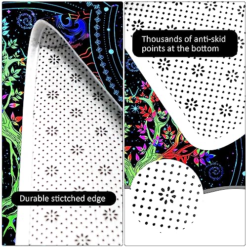 Tapete fluorescente negro UV reactive 70x47 pulgadas miniatura 6