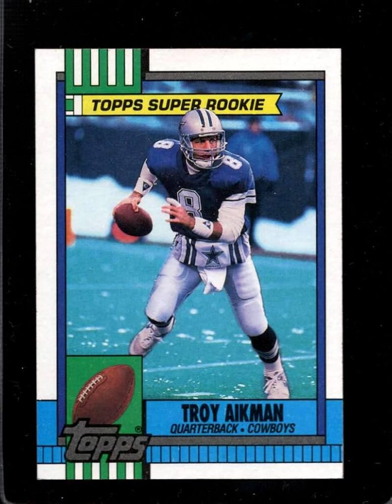 Amazon.com: 1990 Topps #482 Troy Aikman SR NM-MT RC Rookie