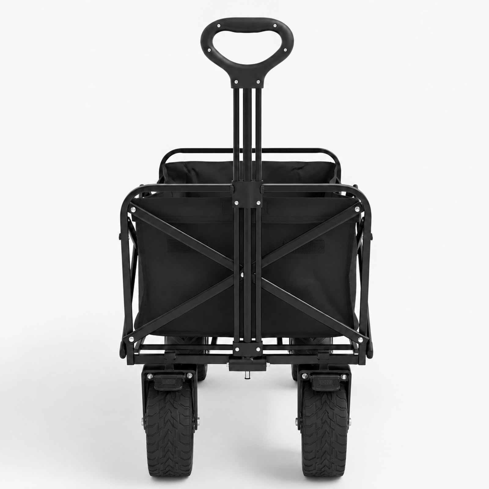 Carro Plegable Multiusos Nyana Home | Carrito de Transporte de Gran Capacidad para Playa, Camping, Jardín, Compras y Uso Exterior | Estructura de Acero Reforzado y Tela Oxford Resistente
