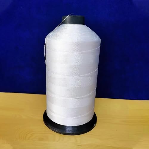 Miniatura 2 de Hilo de nailon de 5700 yardas, hilo de cuentas Nymo blanco tamaño D para costura, fabricación de pulseras y más cable encerado e hilo para tejido de