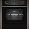 NEFF B1ACE2AG3 N50 Oven Made in Germany LCD Display 3D Hot Air CircoTherm Soft Close and Soft Opening Easy Clean Child Lock Quick Heating 60 x 60 cm Graphite Grey [Energy Class A+]