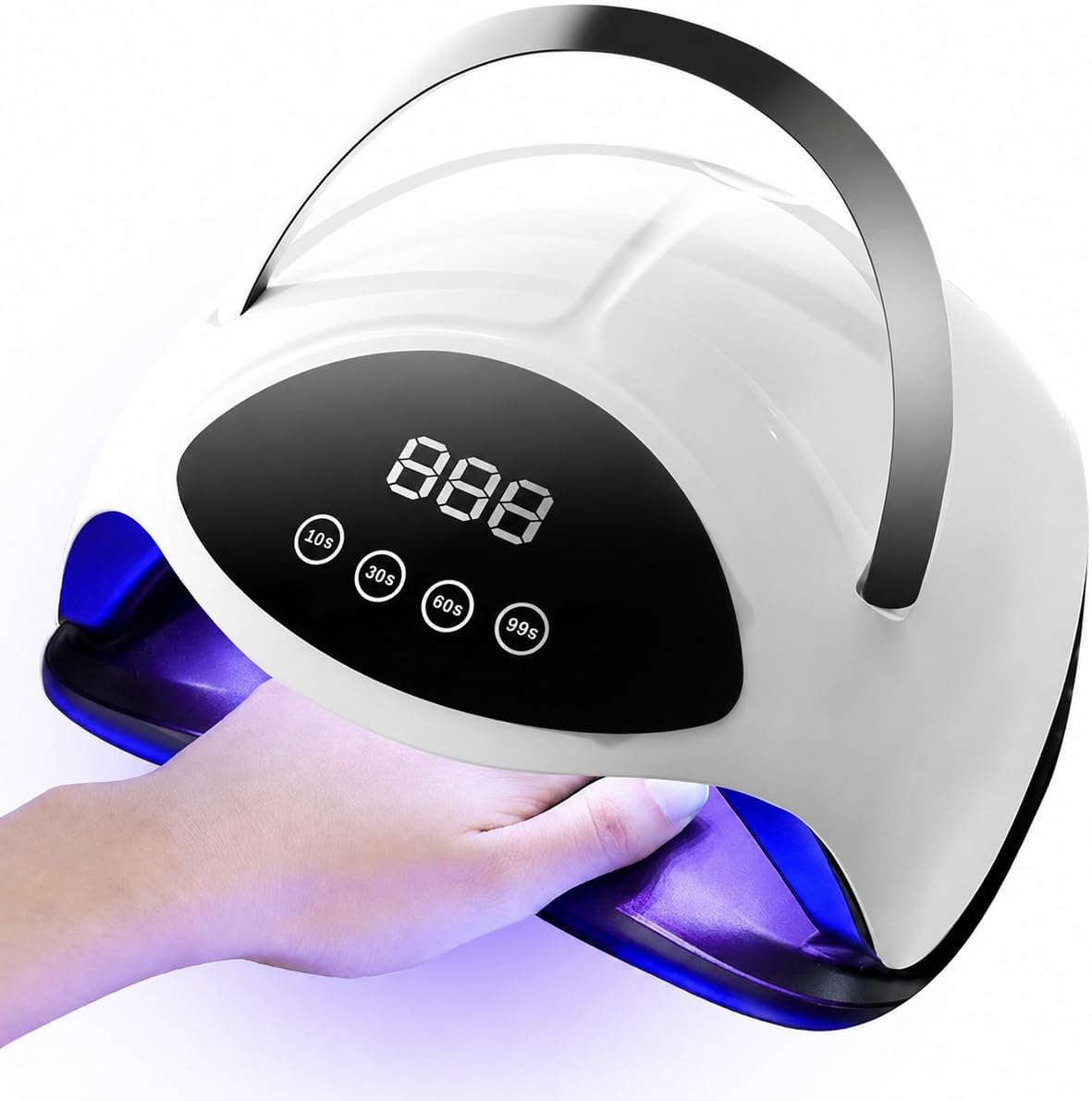180W UV LED Nail Lamp, Gel Polish Nail Dryer with 60 Beads