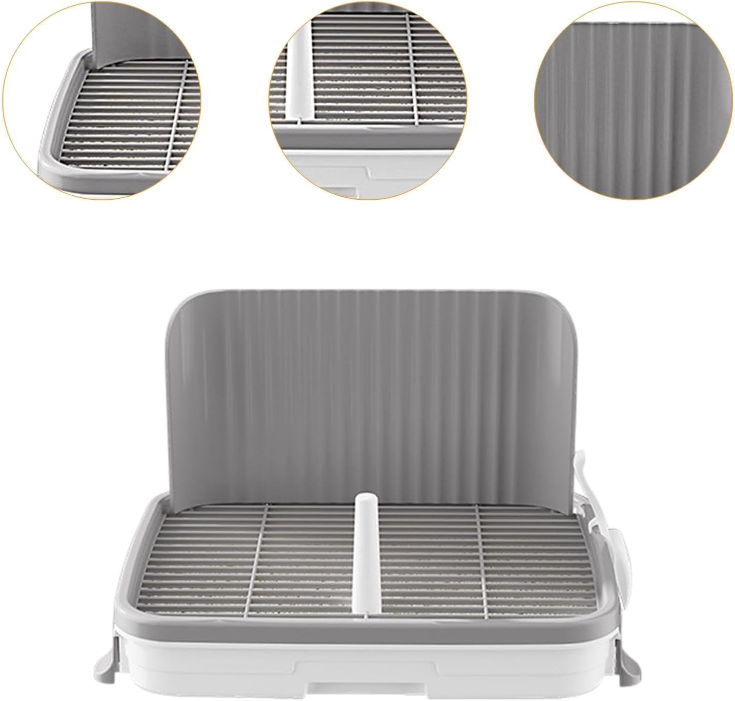 Generic Dog Potty Toilet Dog Litter Box Portable with Scoop Pet Pee Toilet Pee Pad Holder Dog Training Toilet for Puppy Small Dogs